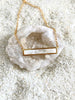 Mother of Pearl Bar Necklace