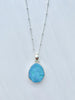 Raw Turquoise Ocean Necklace
