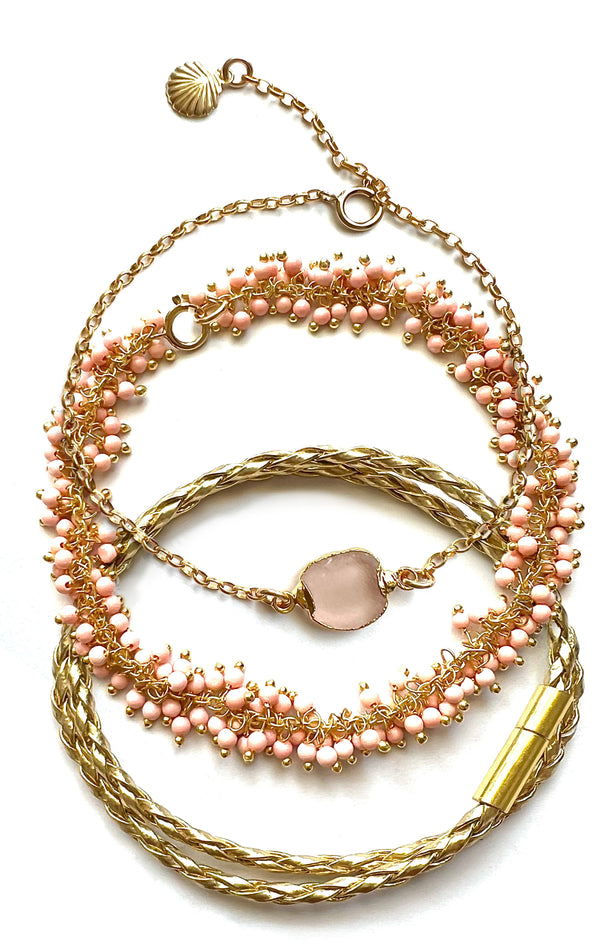 Pink Sunset Bracelet Set