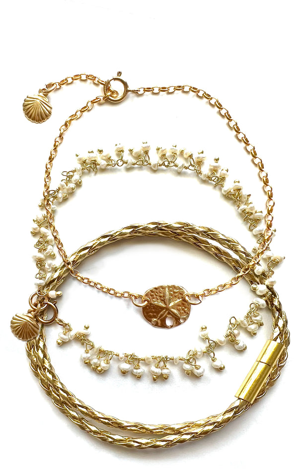 Pearl Bracelet Set